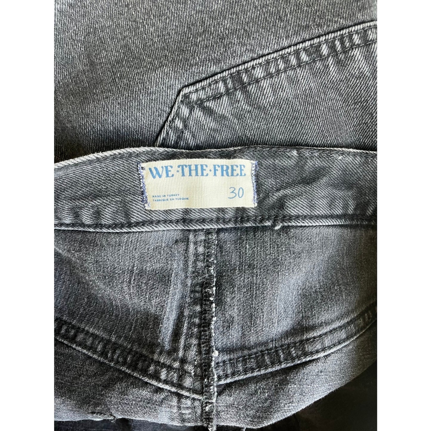NEW Free People We The Free Bare With Me Denim Mini Skirt Size 30