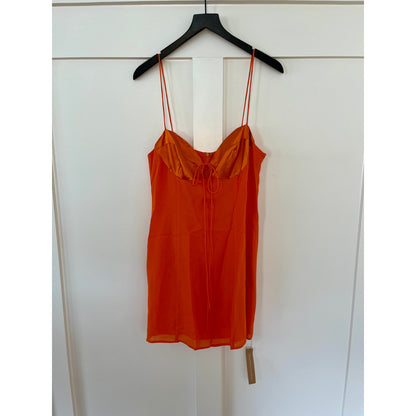 Reformation Ocean Mini Dress Orange Size 10