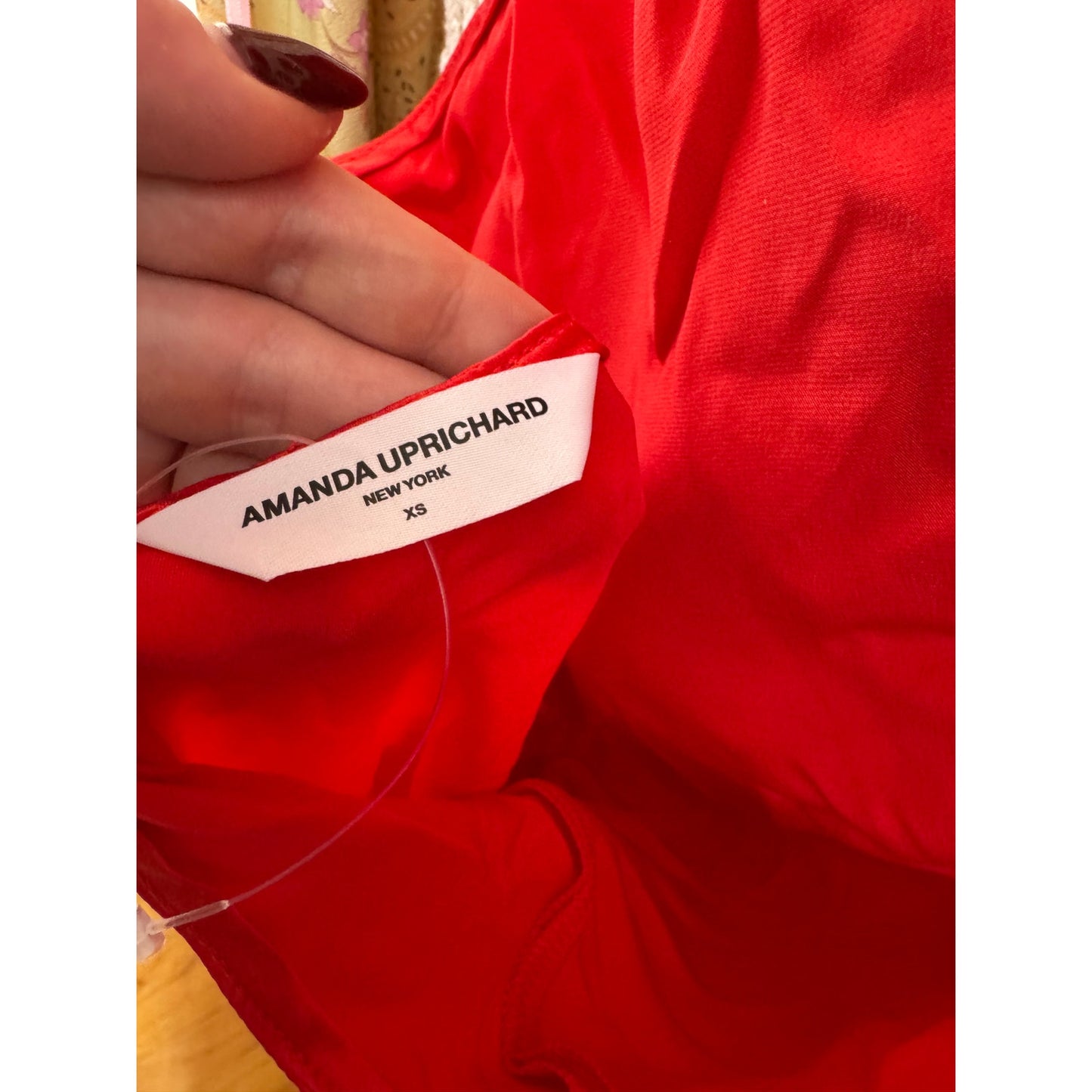 Amanda Uprichard Samba Gown in Candy Apple Size XS