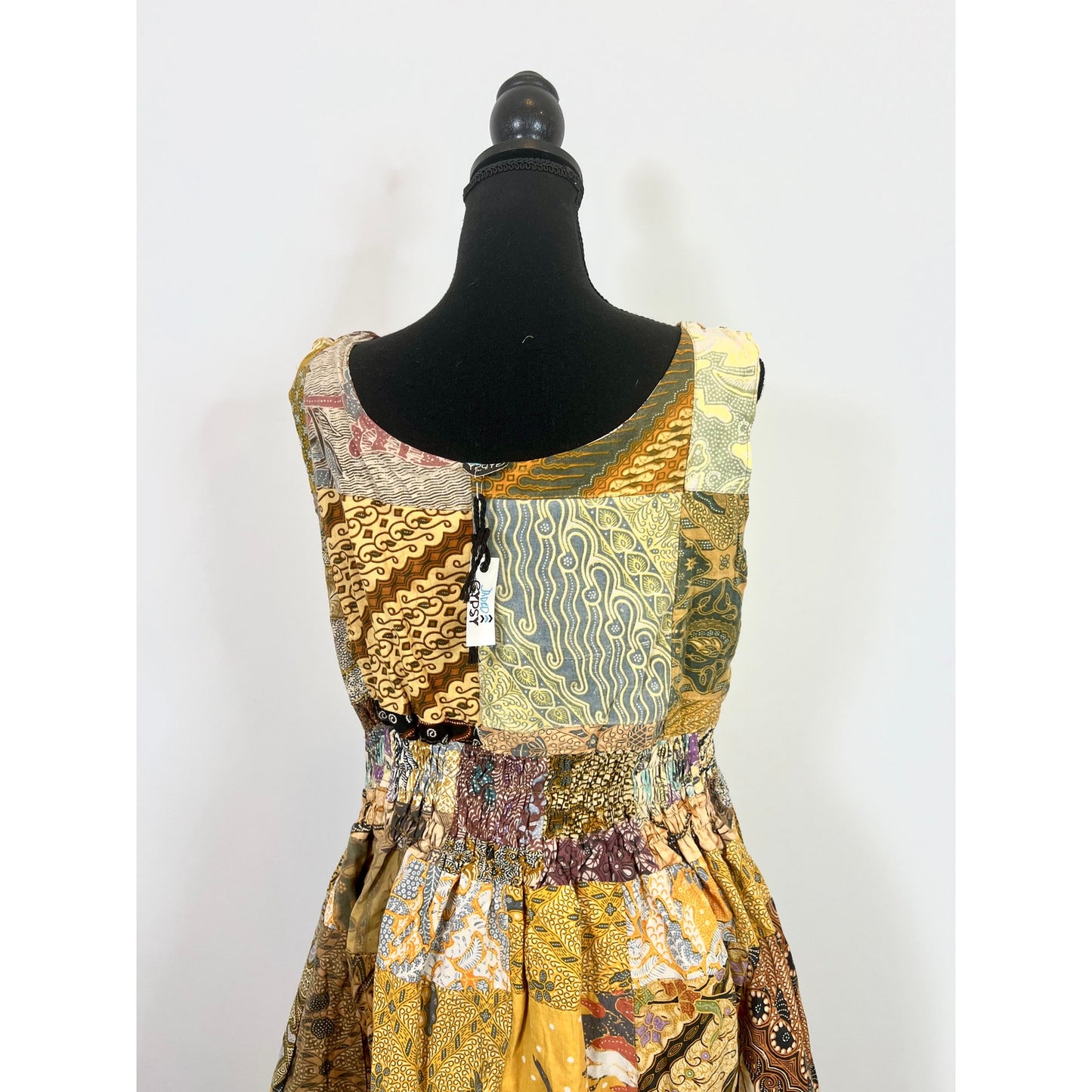 Jaded Gypsy Patchwork Midi Dress L/XL