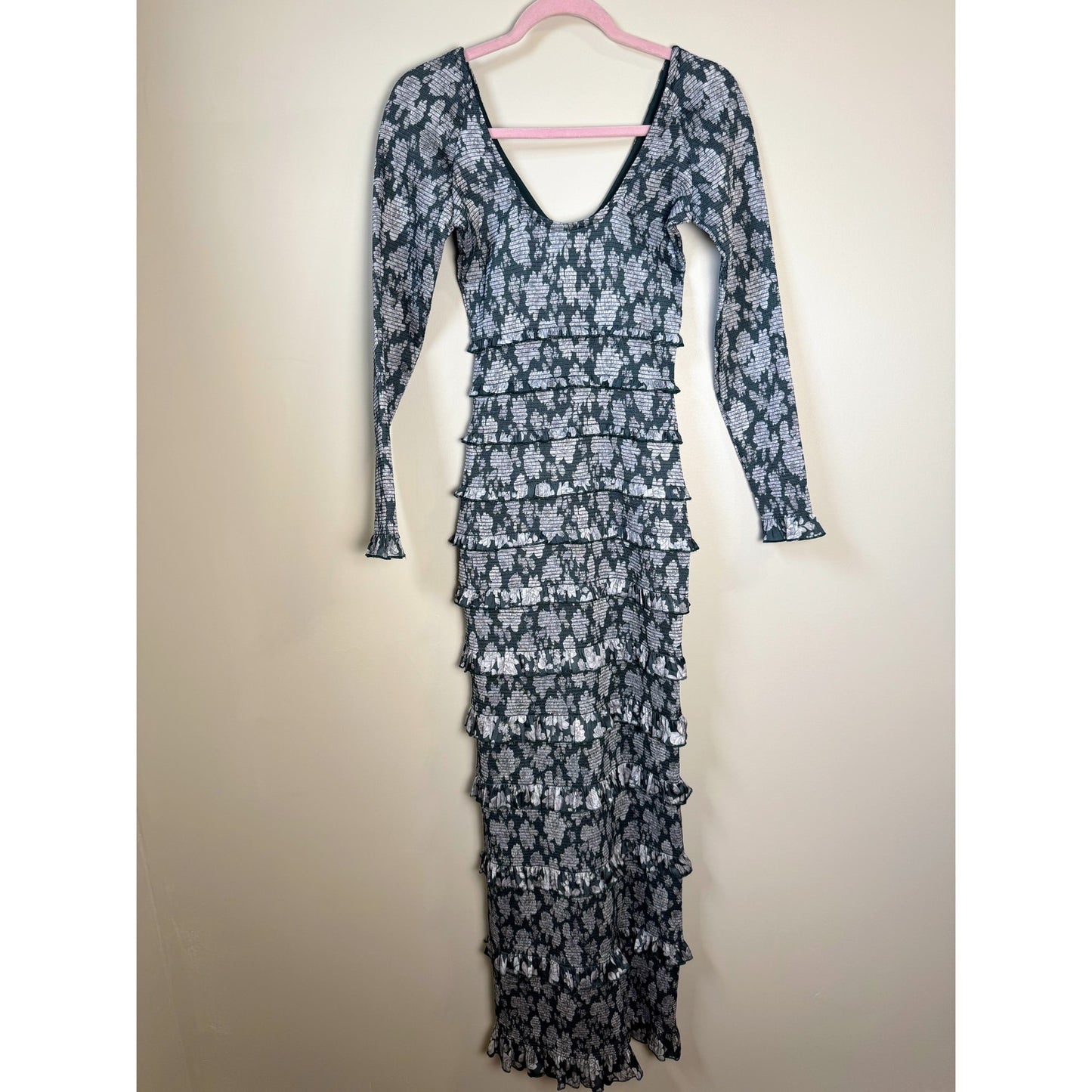 NEW NWT V. Chapman Lanie Floral Maxi Dress Size 4