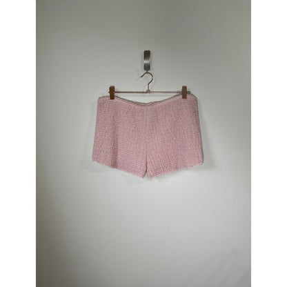Show Me Your Mumu Nicki Tube Top & Niki Shorts Set Pink Textured L