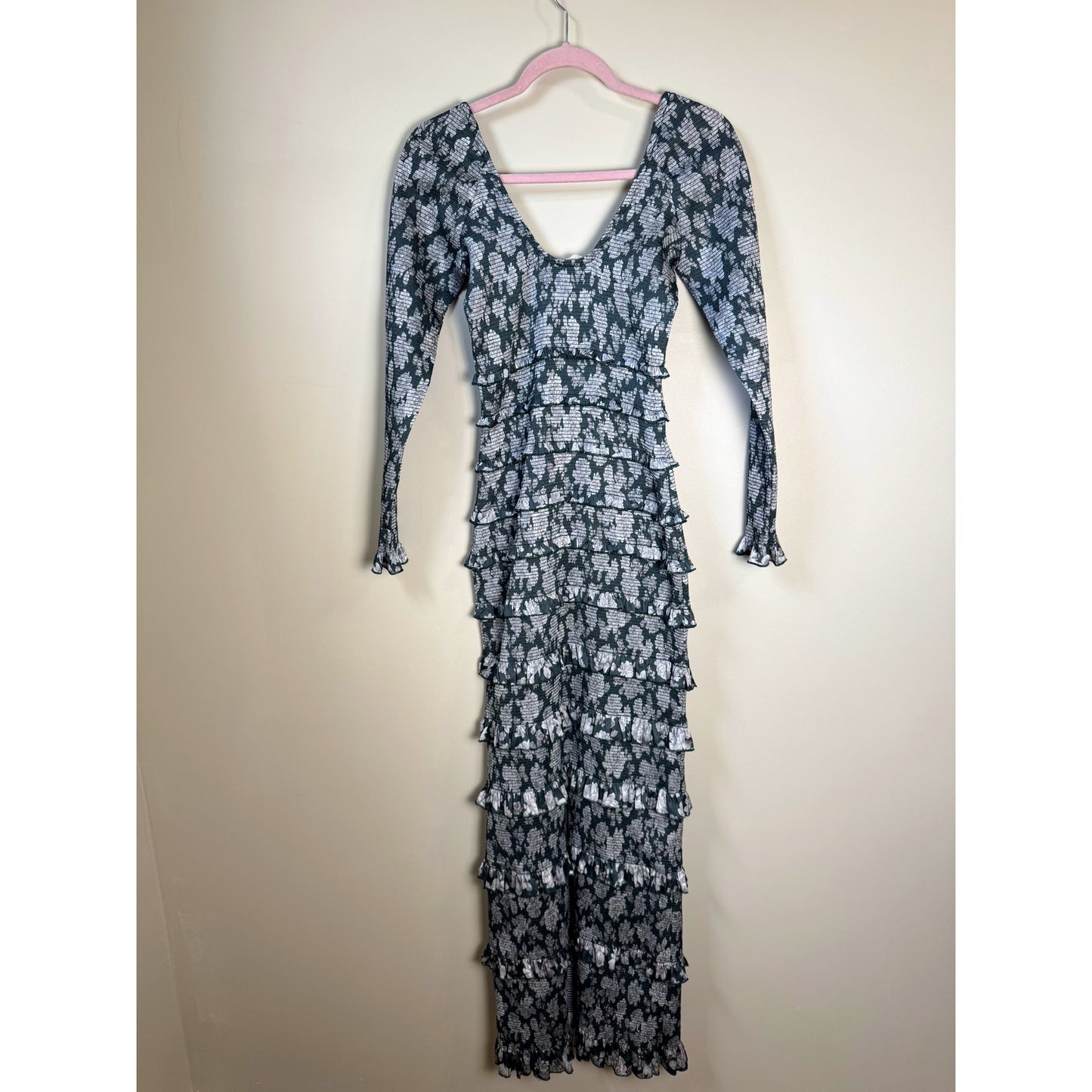 NEW NWT V. Chapman Lanie Floral Maxi Dress Size 4