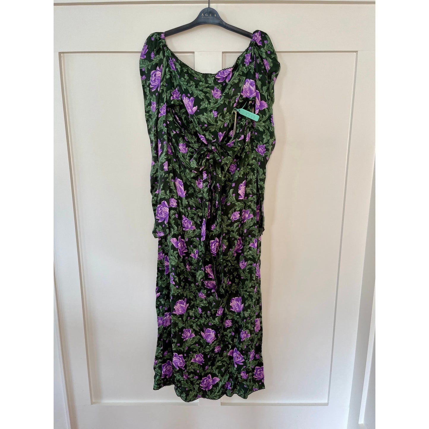 Agua Aguabendita Cuarzo Peony Dress Multicolor Size Medium