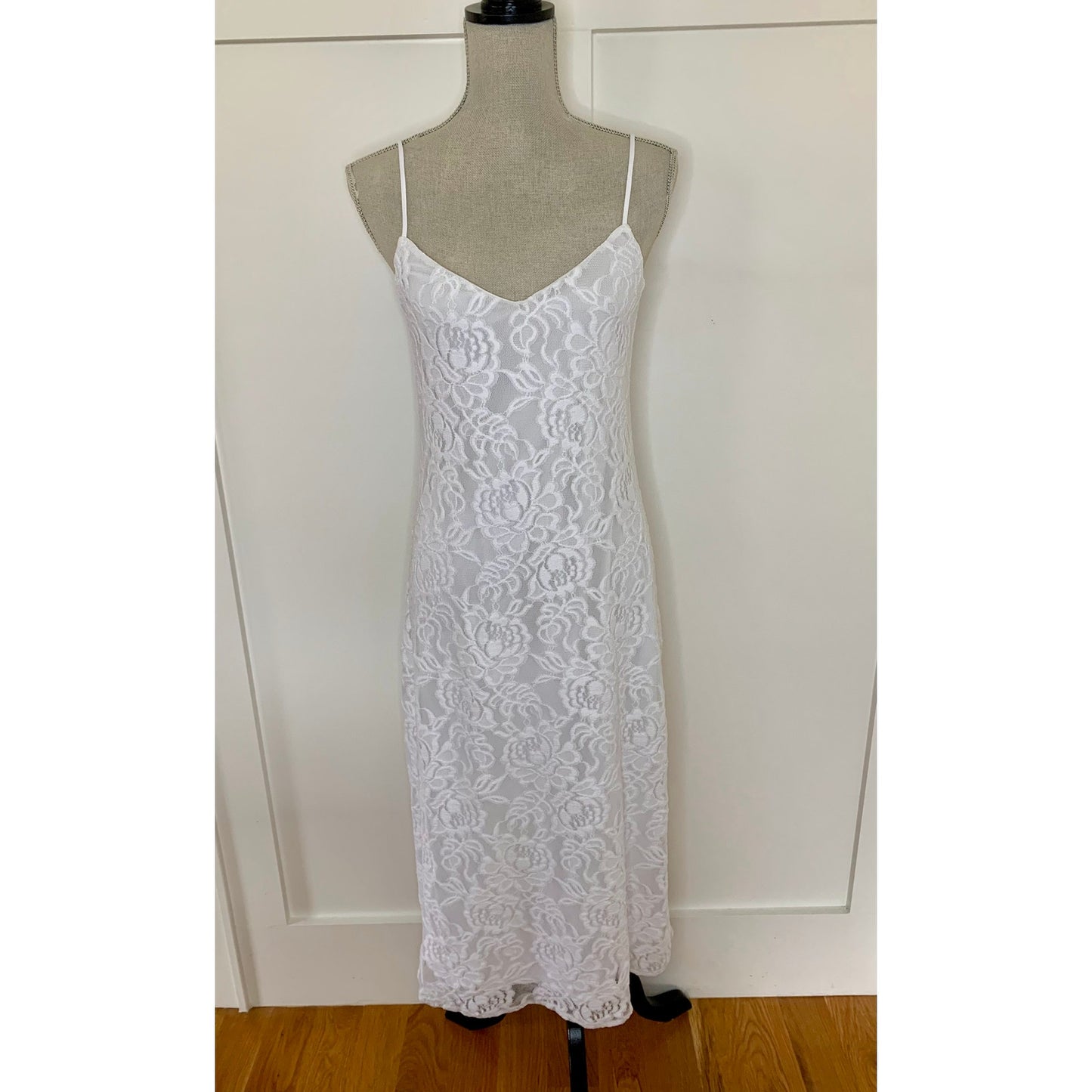 Show Me Your Mumu Lace Midi Dress White Small Floral Wedding Bridesmaid Party