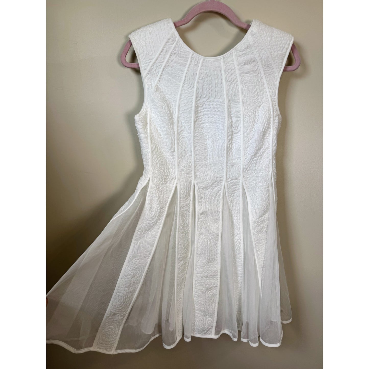 NEW NWT Aje. Soleil Lace Mini Dress White US Size 4