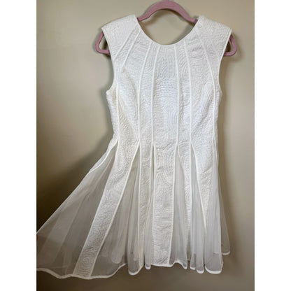 NEW NWT Aje. Soleil Lace Mini Dress White US Size 4