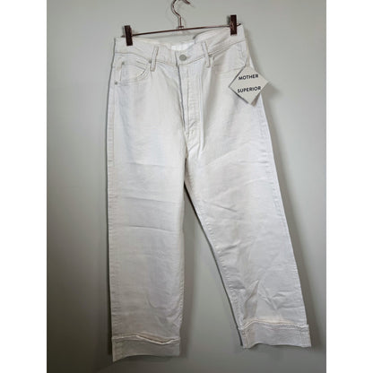 NEW NWT MOTHER Spitfire Ankle Cuff Jean in Act Natural Size 27