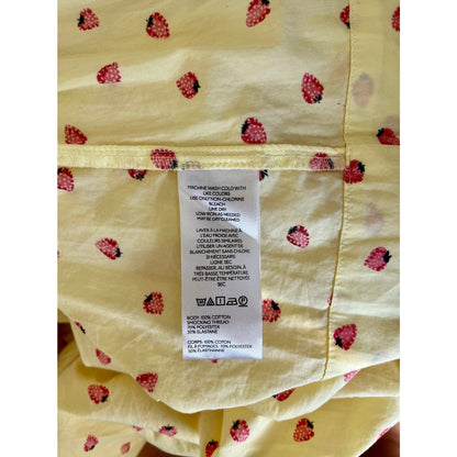 NEW Free People Strawberry Lemon Midi Picnic Dress Size Large