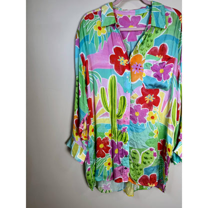 NEW Spell Spell & The Gypsy Collective Margi Beach Multi Top Size Medium
