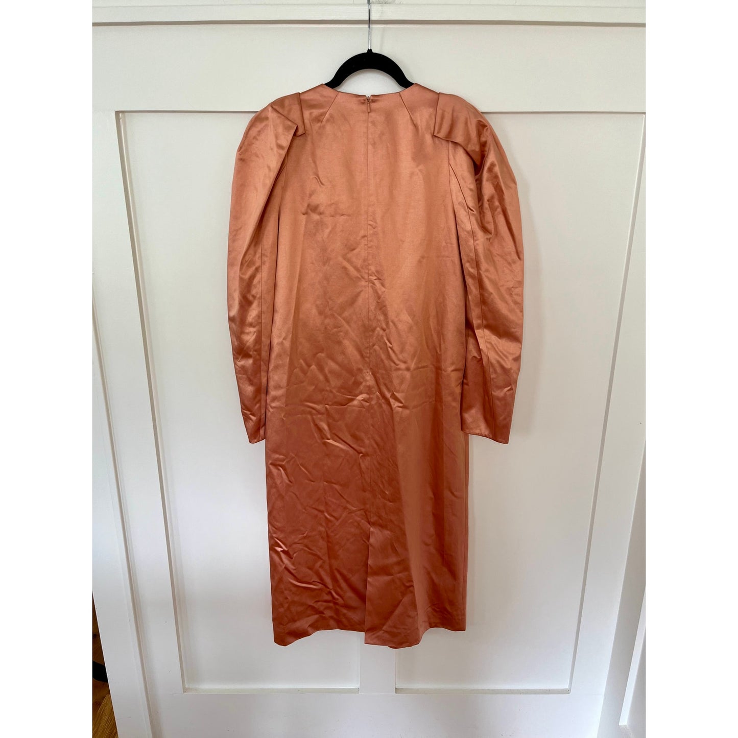 NEW NWT Ulla Johnson Silvana Long Sleeve Midi Dress Copper Size 2