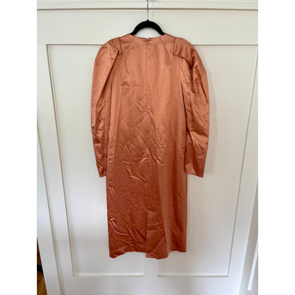 NEW NWT Ulla Johnson Silvana Long Sleeve Midi Dress Copper Size 2