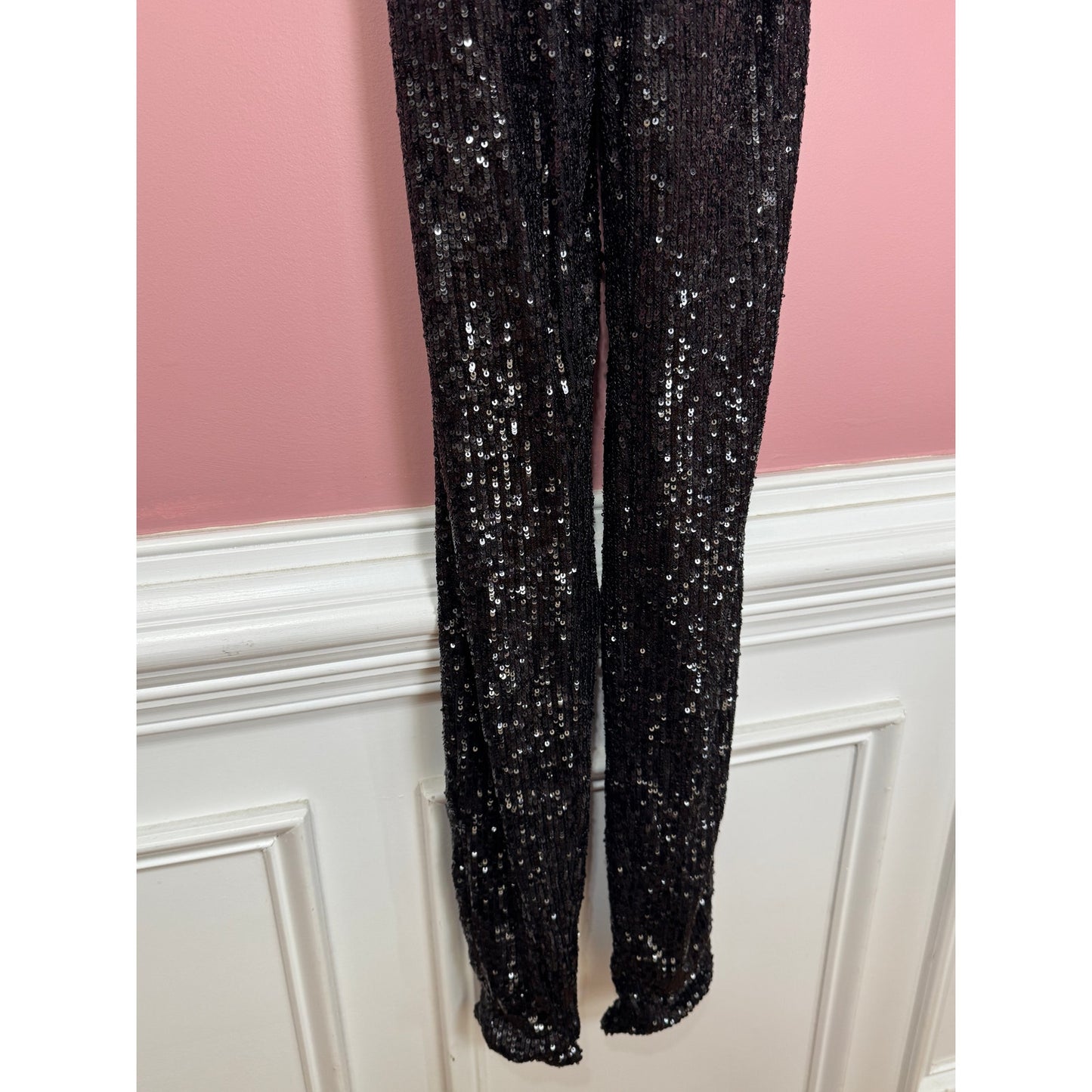 Show Me Your Mumu Kitty Catsuit in Midnight Glitz Black Size Small