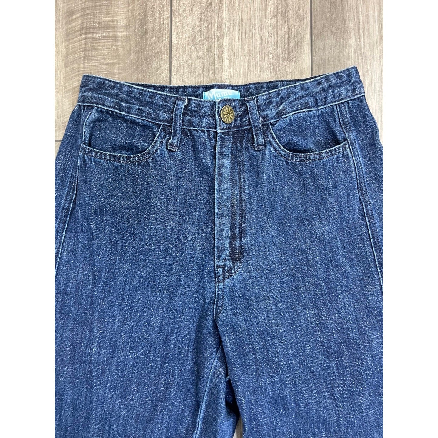 Show Me Your Mumu Michelle Jeans in Hustle and Bustle Wash Blue Size 27 Denim
