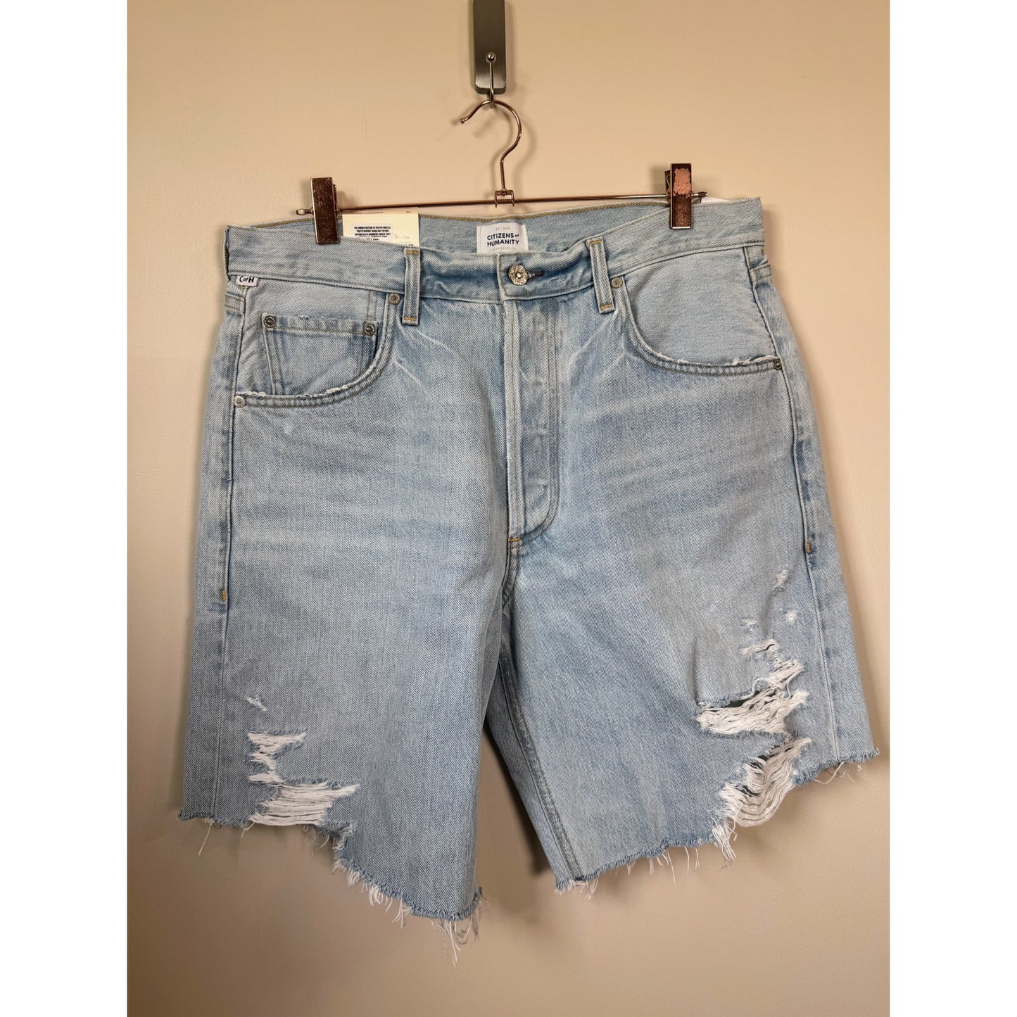 NEW NWT Citizens of Humanity Ayla Denim Relaxed Shorts Size 30