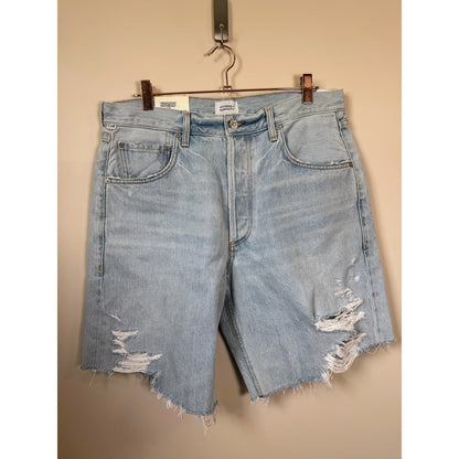 NEW NWT Citizens of Humanity Ayla Denim Relaxed Shorts Size 30