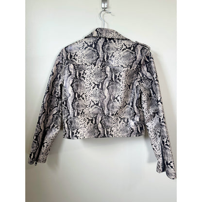 NEW NWT MOTHER Chopper Moto Jacket in Cold Blood Size XS