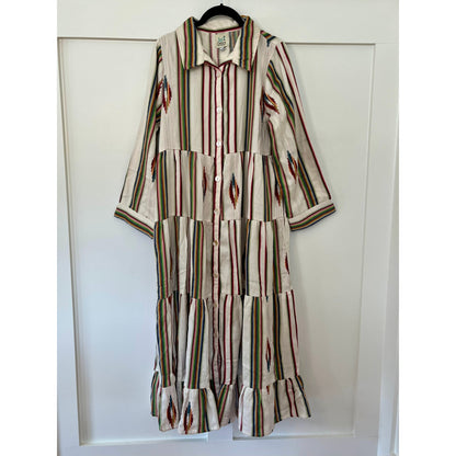 NEW NWT Jaded Gypsy Southwest Sunset Duster Maxi Dress Size S/M