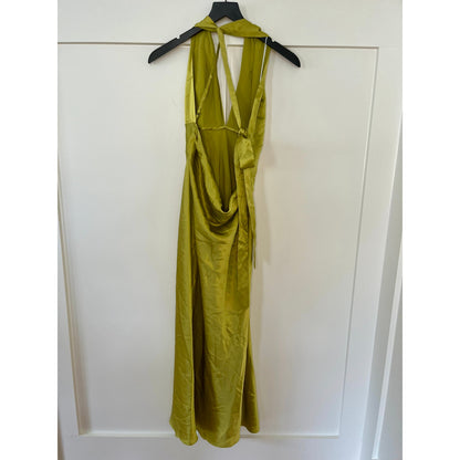 Reformation Dasha Silk Dress Algae Bloom Size 8