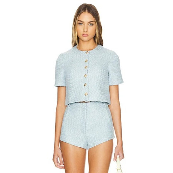 Amanda Uprichard Kelso Shorts in Powder Blue Size Large