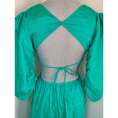 Cult Gaia Charlize Dress in Erba Medium 3/4 Sleeve Cutout Lined Pockets Party