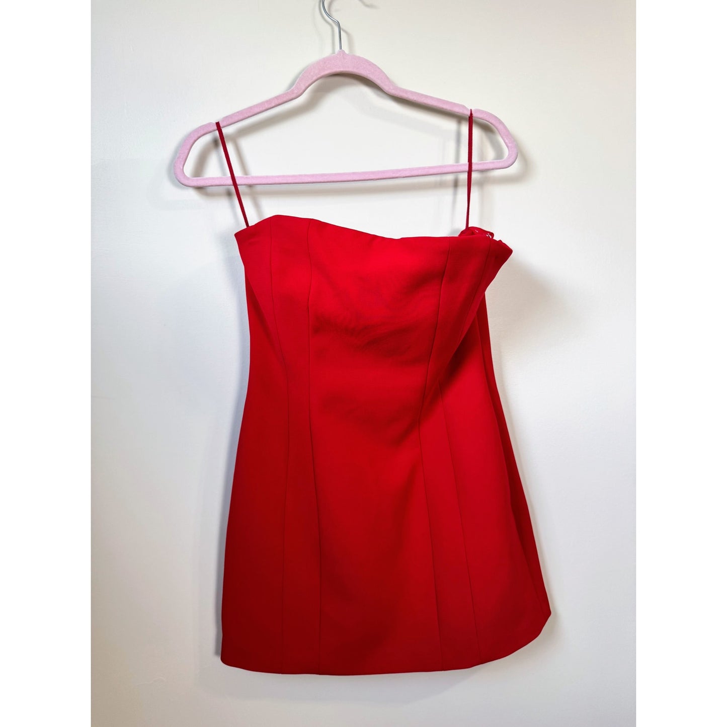 NEW NWT A.L.C. Elsie Mini Dress in Real Red Size 4