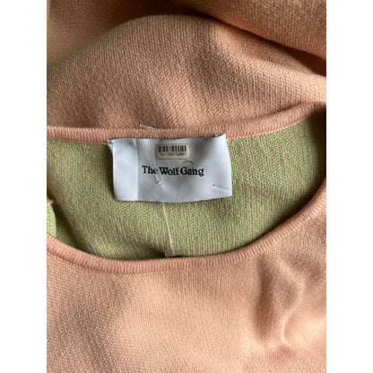 NEW The Wolf Gang Venaya Knit Midi Dress in Pink Size Medium