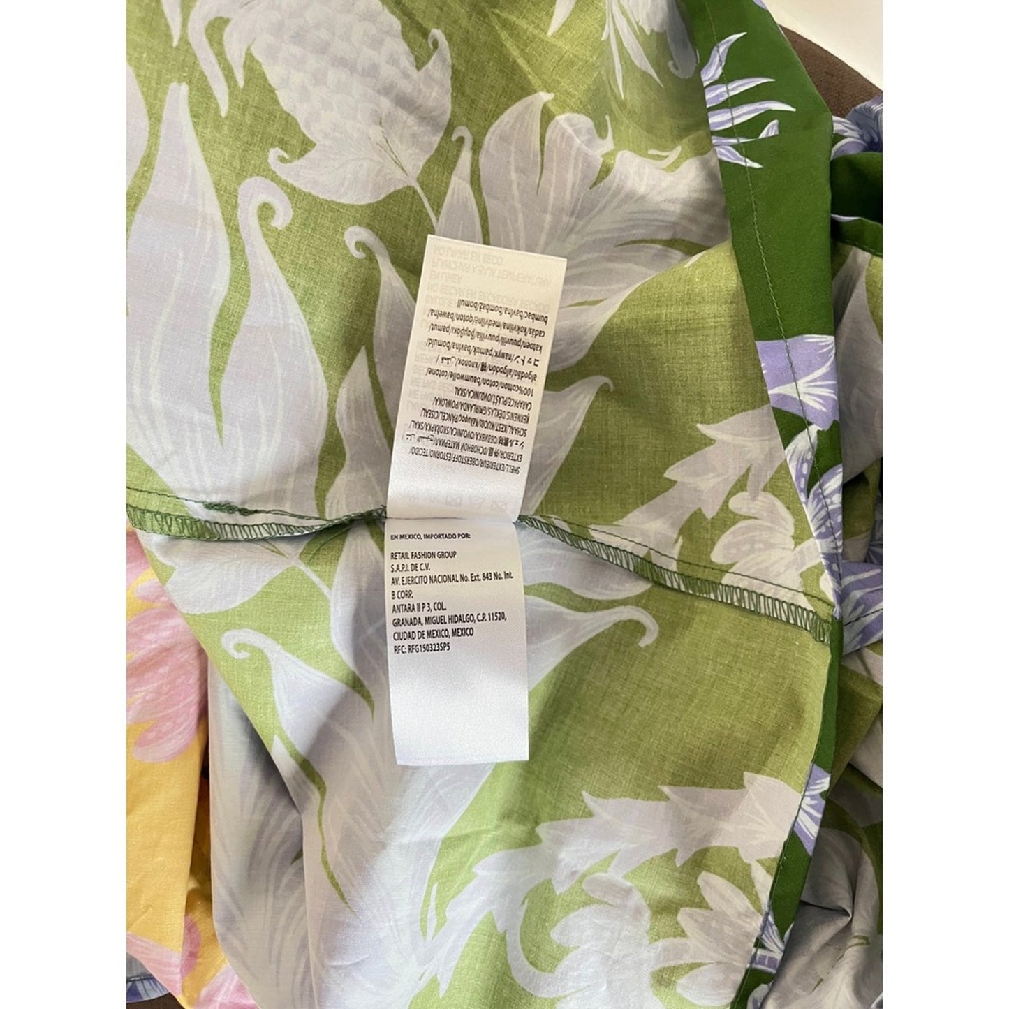 Farm Rio Tropical Print Tiered Midi Dress Rainbow Floral Smocked Bust