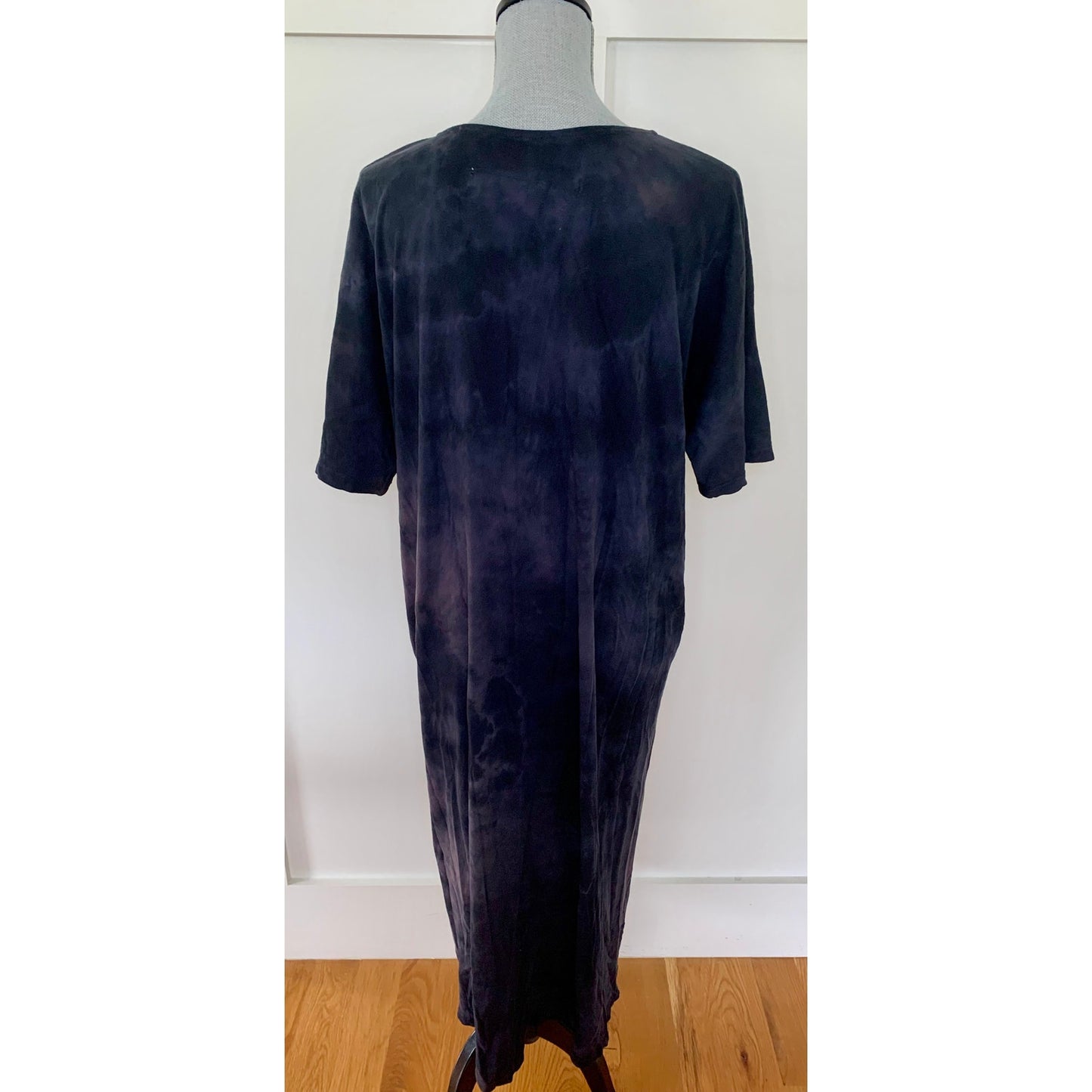 Raquel Allegra Maxi Dress in Black Size 2 Tie-Dye A-Line Boho Classic V-Neck
