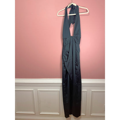 Show Me Your Mumu Adele Halter Maxi Dress in Dark Green Size Medium