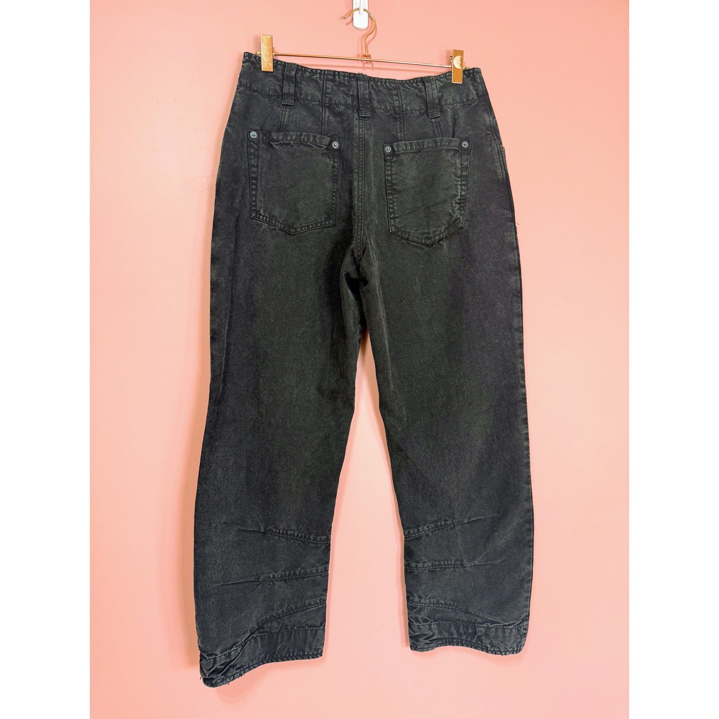 NEW We The Free Free People Super Sonic Slim Pant in Black Size 4