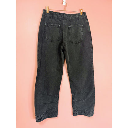 NEW We The Free Free People Super Sonic Slim Pant in Black Size 4