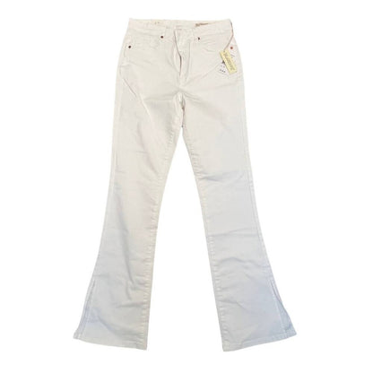 Blank NYC The‎ Hoyt Bootcut Pants in White Vodka Soda Size 29 Zip Fly Stretch