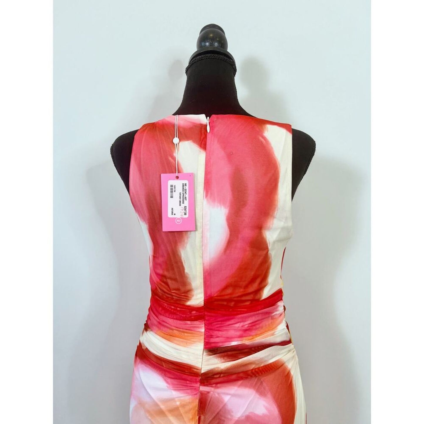 Amanda Uprichard Tiffany Dress Asteria Medium Midi Floral Colorful Lined‎ Party