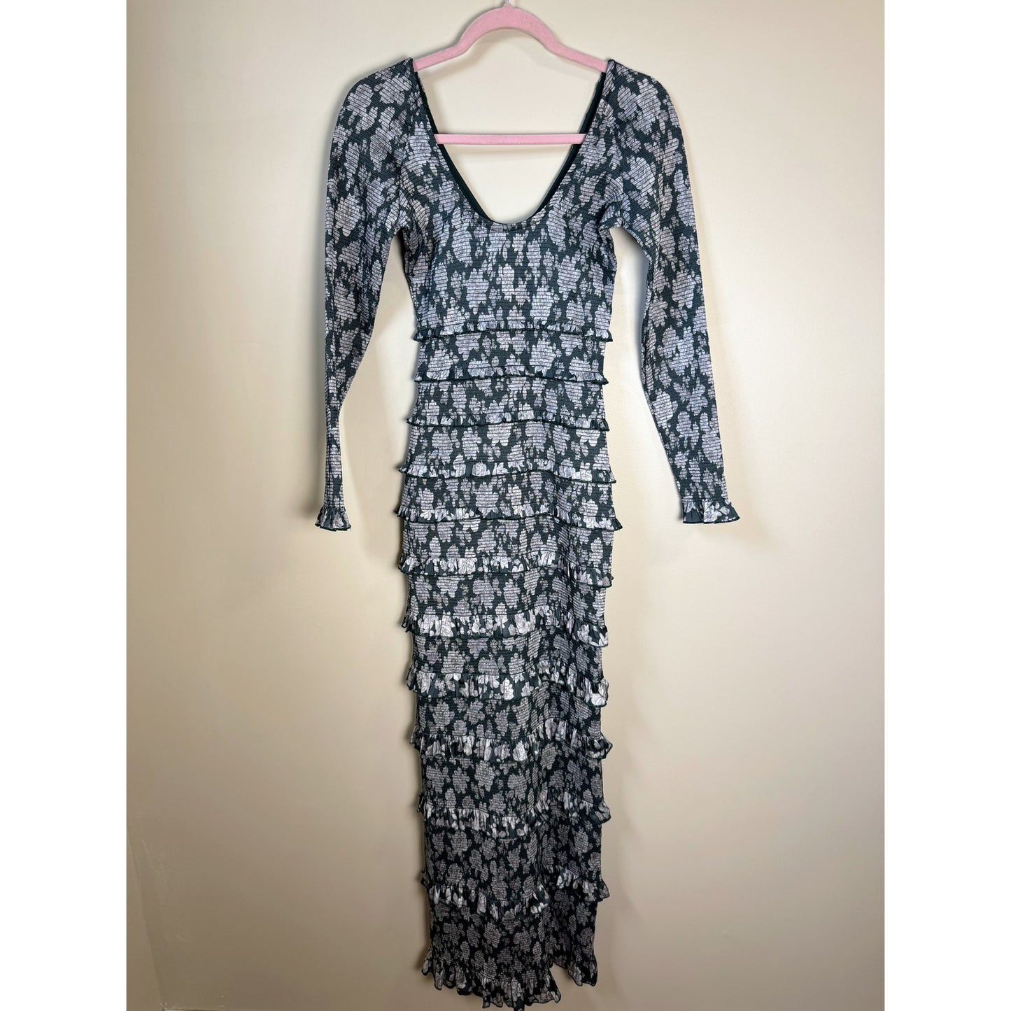 NEW NWT V. Chapman Lanie Floral Maxi Dress Size 4