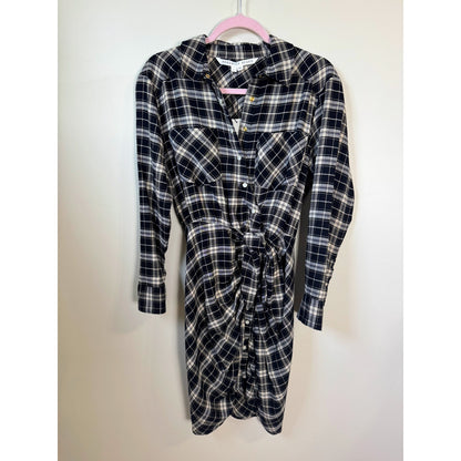 NEW NWT Veronica Beard Sierra Flannel Midi Dress Size 2