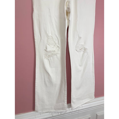 Show Me Your Mumu 90's Straight Jeans in Sea Salt White Size 29