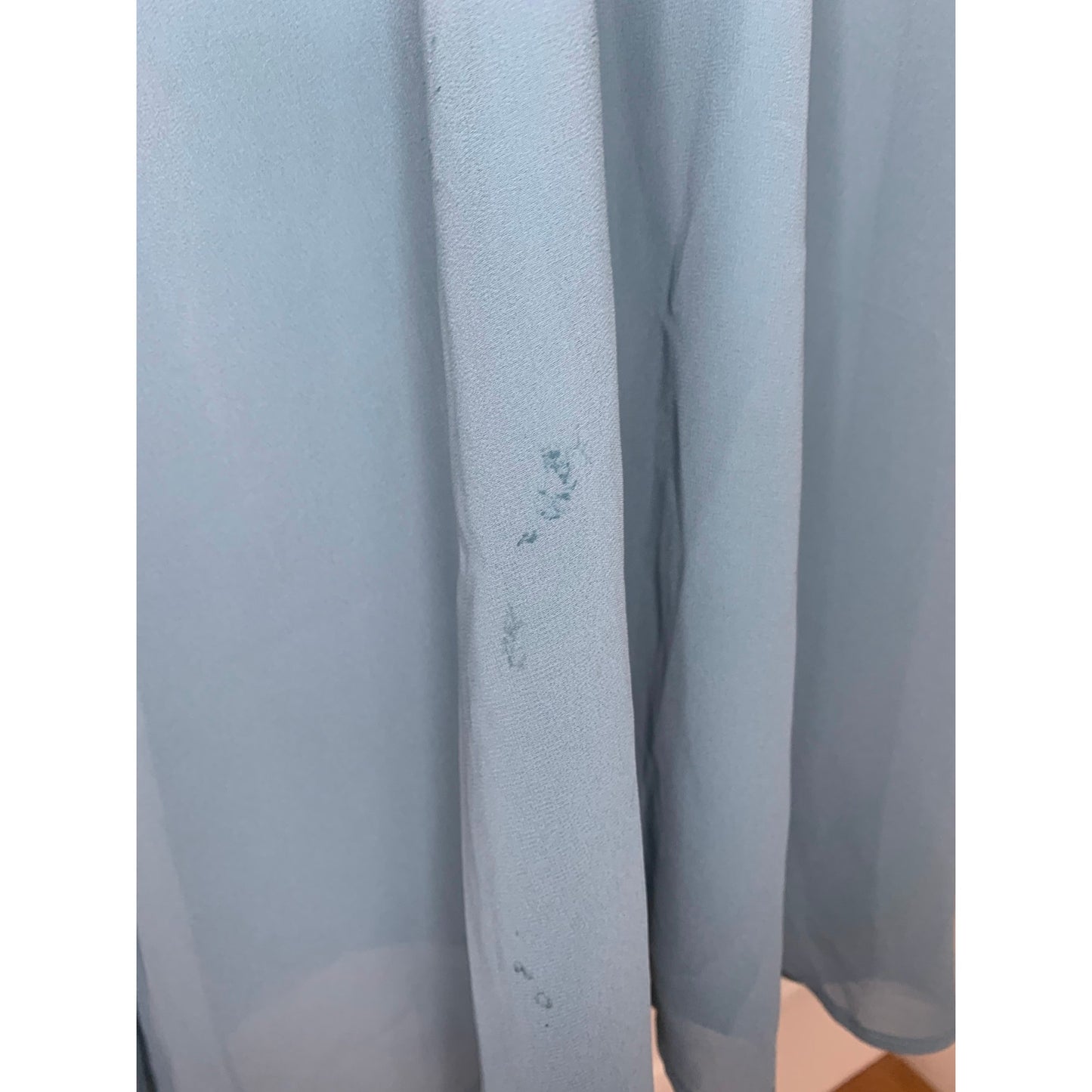 Show Me Your Mumu Kylie Mini Dress in Steel Blue Size XS Chiffon Lined Party