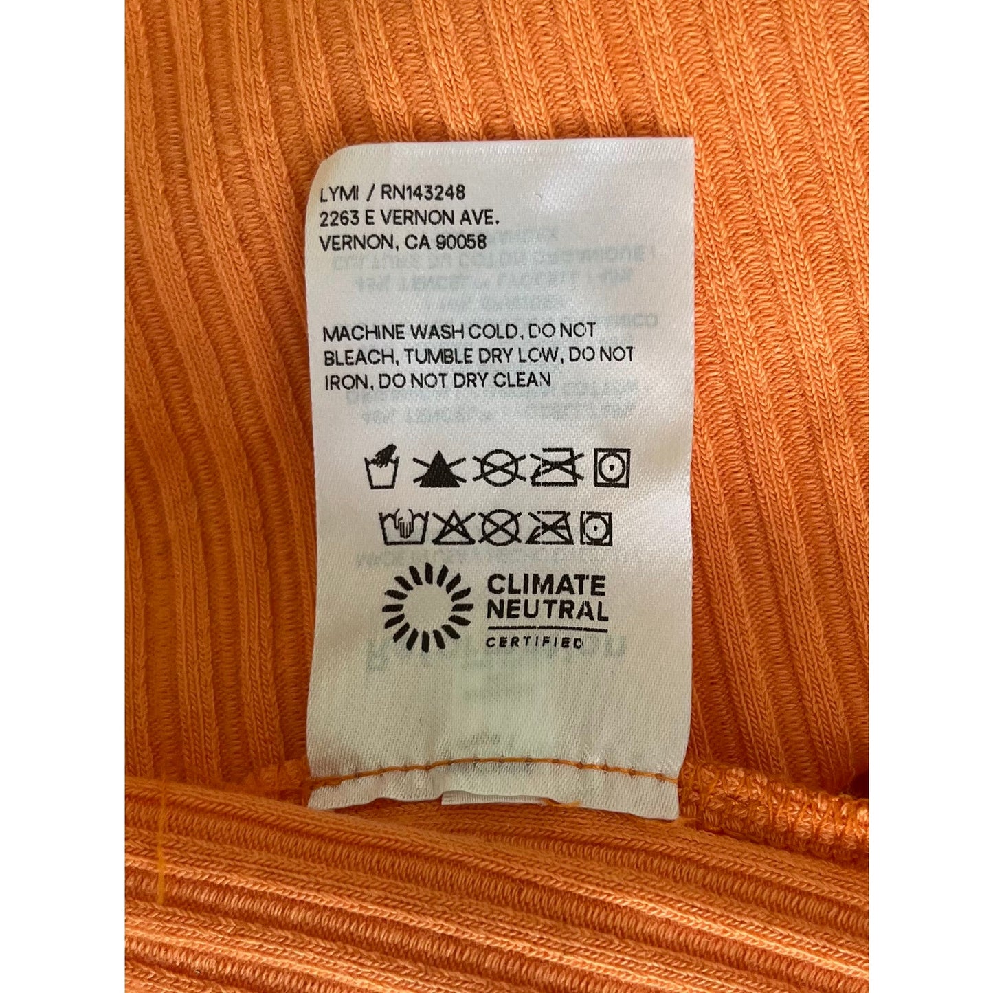 NEW NWT Reformation Bryleigh Knit Halter Top Tangerine Size Large