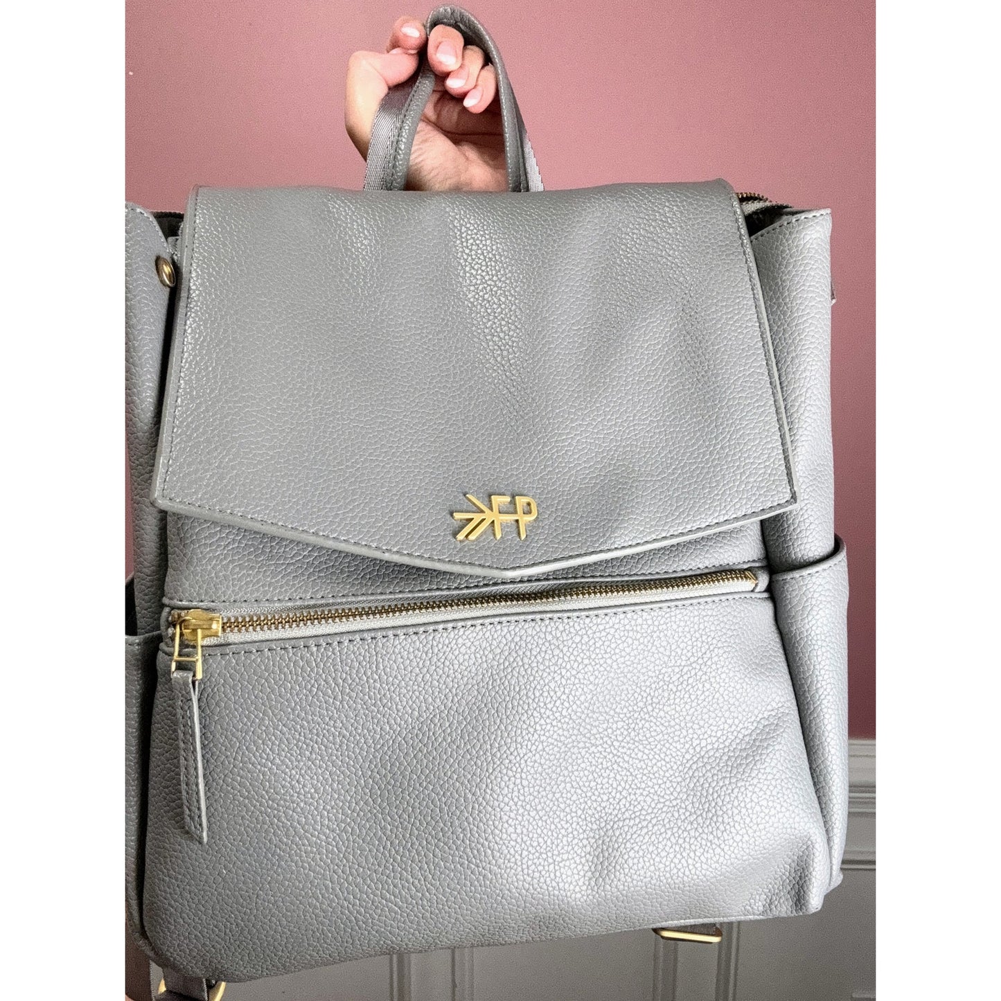 Freshly Picked Stone Mini Classic Bag Gray