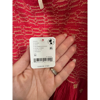 Free People Dress Watermelon Wedge Pink