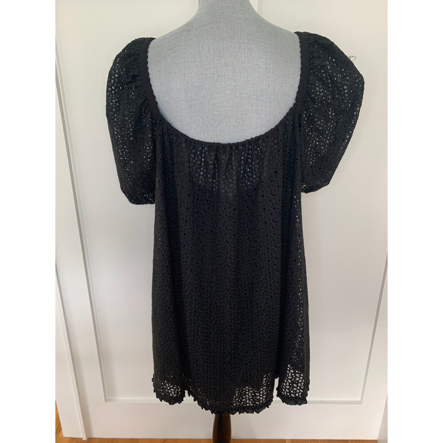 For Love & Lemons Mini Dress With Slip in Black Medium Floral Short Sleeve