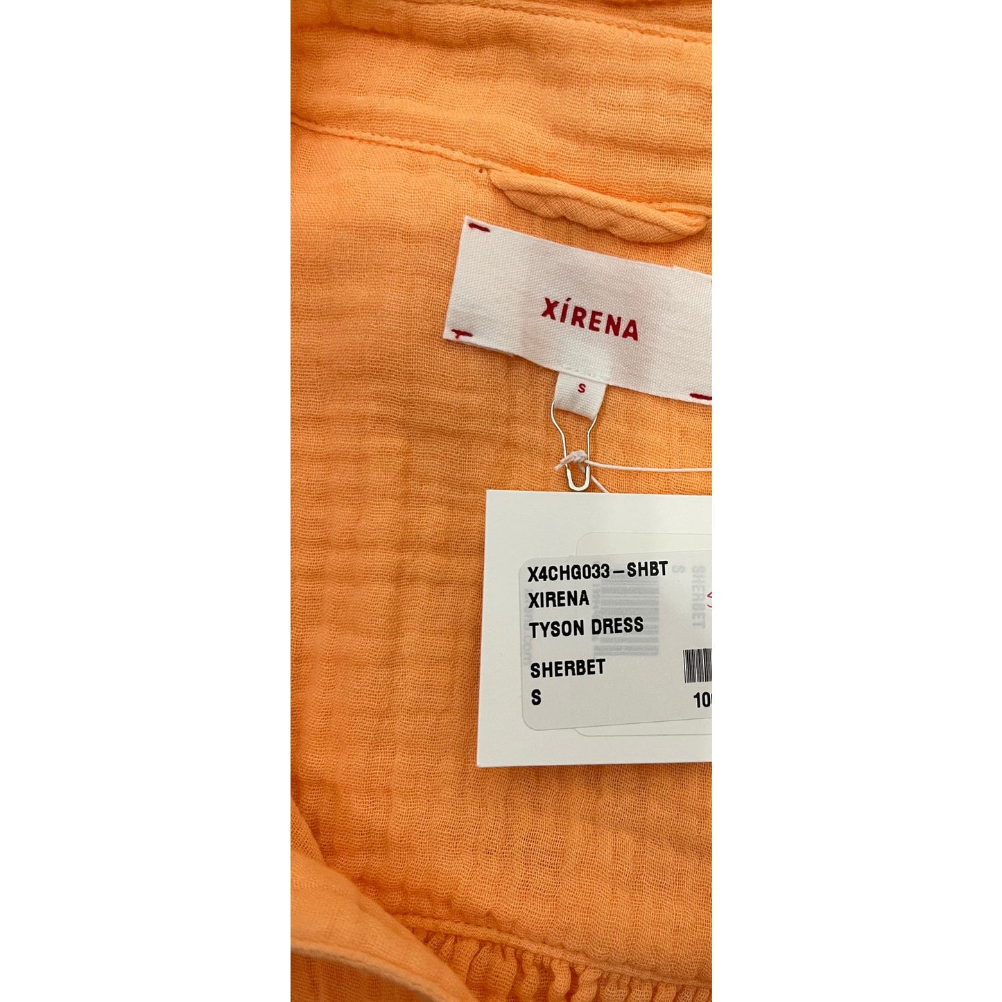 NEW NWT Xirena Tyson Dress in Sherbet Size Small