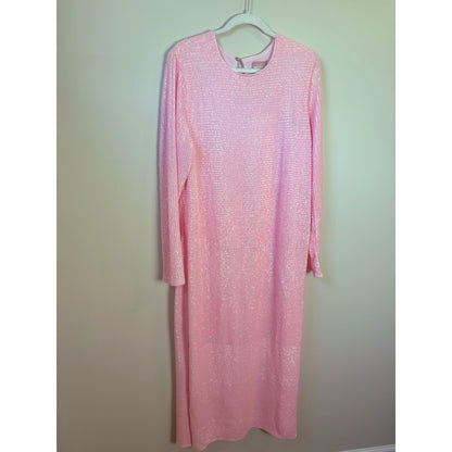 NEW NWT Show Me Your Mumu Maddison Maxi Dress Pink Sequin Size XXL
