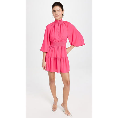 Alice & Olivia Long Sleeve Mini Dress Wild Pink Size 2