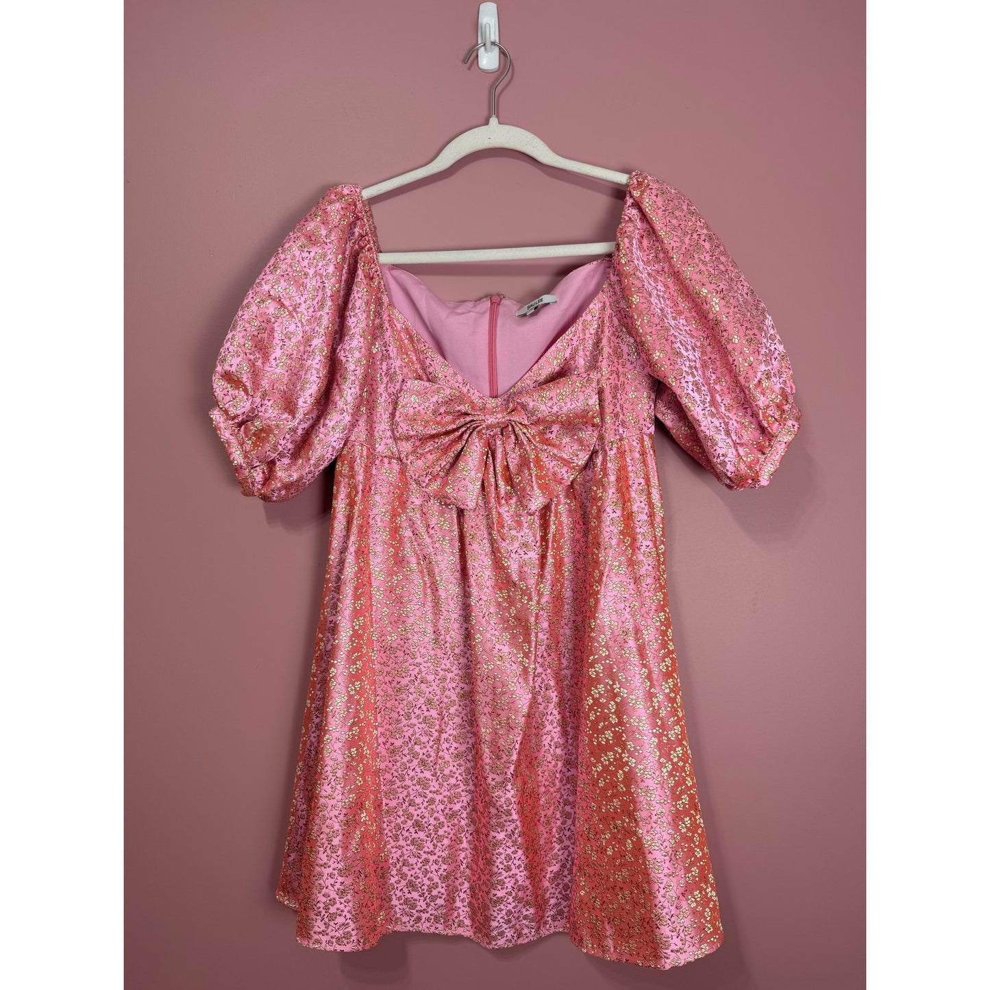 Sau Lee Arabella Mini Dress Pink Mini Dress Size 4
