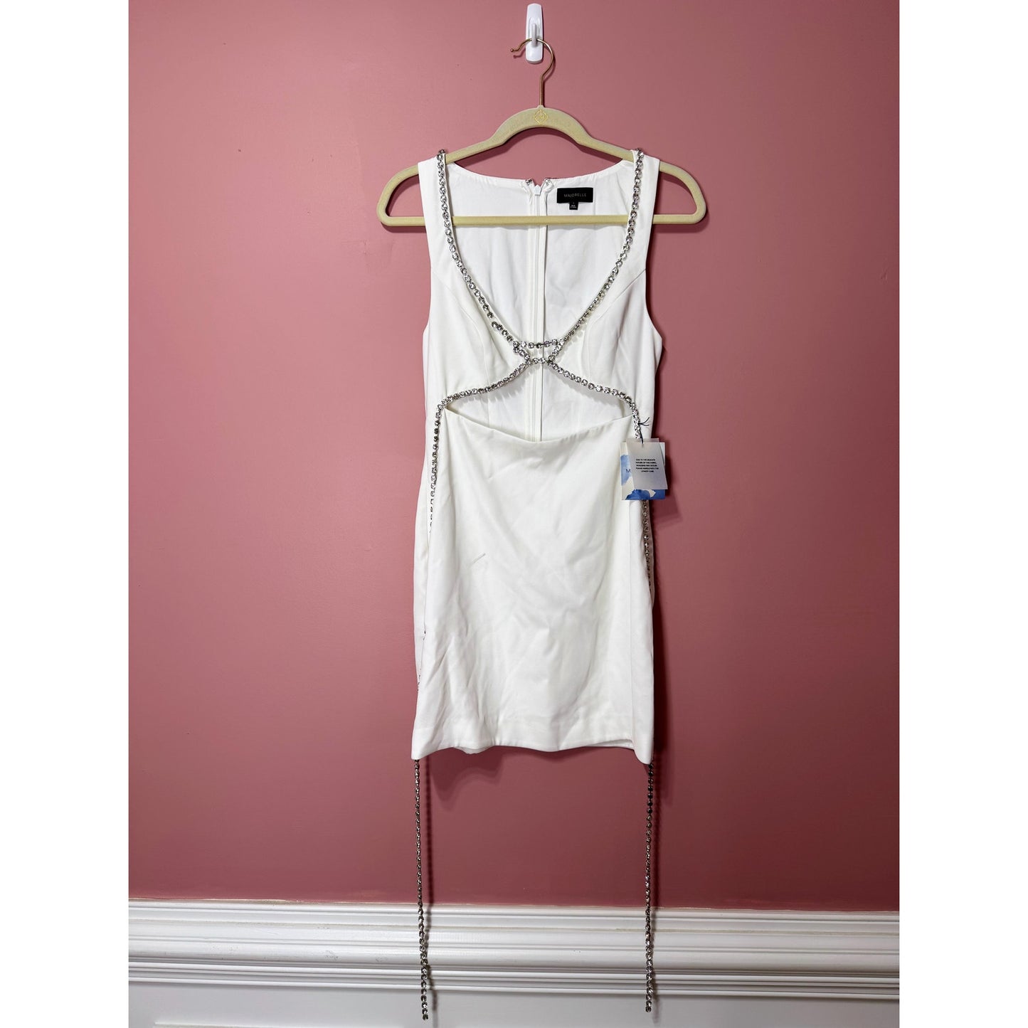 Majorelle Matteson Mini Dress in White Small