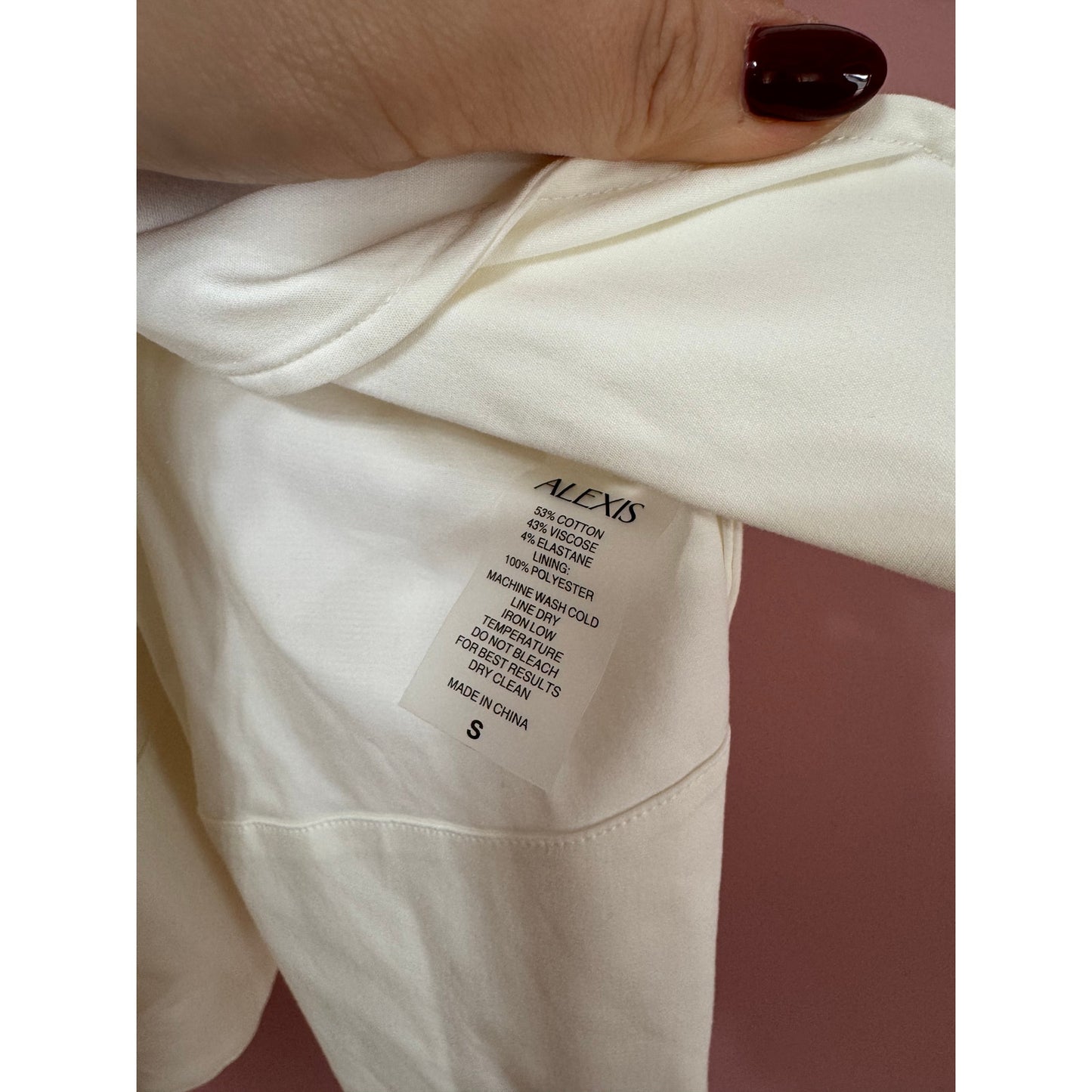 Alexis Sana Cotton-Blend Poplin Mini Dress Size Small