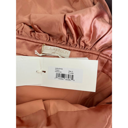 NEW NWT Ulla Johnson Lelita Dress Copper Size 2