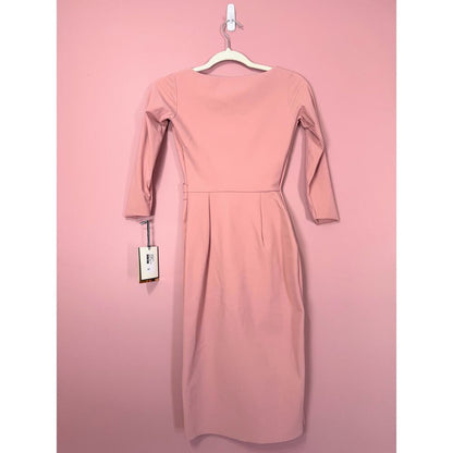 Chiara Boni Antheia Dress in Antique Rose‎ Pink US Size 2